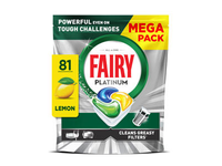 Automatinių indaplovių kapsulės FAIRY Platinum Lemon, 81vnt