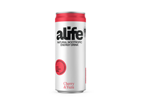 Vyšnių ir yuzu skonio gazuotas energinis gėrimas ALIFE, 0,33l  (skardinėje)