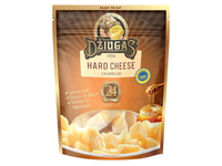 Trupintas kietasis sūris be laktozės DŽIUGAS (DELICATE), 40% rieb., 100 g