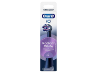 Elektrinio dantų šepetėlio galvutės ORAL-B iO Radiant White, Black, 4 vnt.