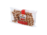 DZŪKIJOS vafliniai vamzdeliai su vaniliniu įdaru, 180 g