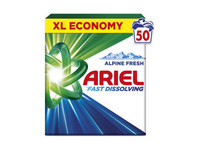 Skalbimo milteliai ARIEL Alpine Fresh, 50 skalb., 2,75 kg