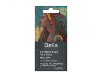 DELIA veido kaukė DETOXIFYING PEEL-OFF FACE MASK, 8 ml