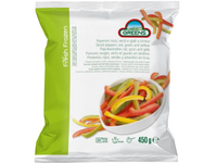 Šaldytas paprikų juostelių mišinys GREENS, 450g