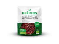 Ekologiškos raudonosios pupelės be skysčio ACTIVUS, plast. maišelyje, 150g  LT-EKO-001