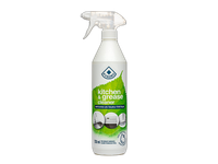 Virtuvės valiklis riebaluotiems paviršiams KVADRO 750ml purškiamas