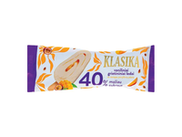 Persikų skonio ledai su pasiflorų skonio glaistu KLASIKA, 83 ml