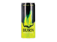Energinis gėrimas BURN APPLE KIWI, 250 ml