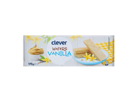 Vafliai su vaniliniu įdaru CLEVER, 175 g