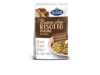 Rizoto ryžiai SCOTTI, Milanese, su grybais, be glitimo 210 g
