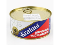 Konservuota kiauliena savo sultyse, 300g