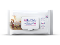 Drėgnos servetėlės"Cleanic Antibacterical Travel Pack", 40vnt.