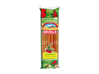 Spagečiai DIVELLA su pomidorais ir špinatais, 500 g