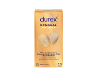Prezervatyvai DUREX SENSUAL NO LATEX, 10 vnt.