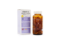 ESKIO-3 žuvų taukai BRAIN & BONE, 120 kapsulių
