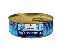 Troškinta kiauliena BIOVELA, 240 g