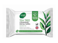Drėgnosios veido servetėlės PURE TEA TREE, 1 vnt.