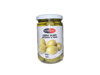 Didžiosios žaliosios alyvuogės TASTE LAND, su kauliukais, sūryme, 290g/160g