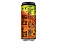 Gaivusis arbatos gėrimas RUDY'S Kombucha, mandarinų ir YUZŲ skonio, 0,33 l, skardinė