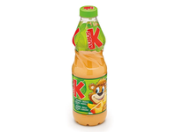 Bananų, obuolių, persikų nektaras KUBUŠ, 850 ml
