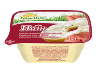 Lydytas tepamasis sūris FARM MILK su kumpiu, 150 g