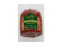 Karštai rūkytas RUMŠIŠKIŲ TRADICIJOS servelatas, aukščiausia rūšis, 400 g