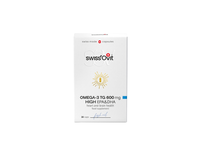 SWISSOVIT žuvų taukai OMEGA-3 TG 600 MG, 30 kapsulių
