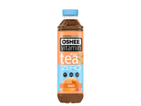 Persikų skonio šaltos arbatos gėrimas su vitaminais OSHEE, 555ml
