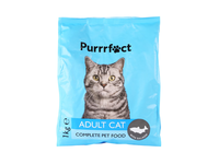 Kačių maistas PURRRFECT su lašiša, 1 kg