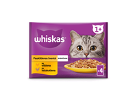 Konservuotas kačių ėdalas WHISKAS su paukštiena, 340 g