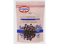 Juodojo šokolado lašeliai glaistymui DR.OETKER, 100 g