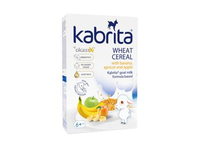 Kvietinė košė KABRITA su bananais, abrikos., obuol., 6+ mėn., 180 g