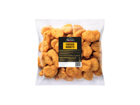 Šaldyti paniruoti vištienos kepsneliai NUGGETS,  1 kg
