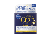 NIVEA Q10 ANTI-WRINKLE POWER GILIAI REGENERUOJANTIS NAKTINIS KREMAS, 50 ml