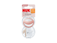 Silikoninis čiulptukas 0-9 mėn., NUK, 2 vnt., 2 vnt.