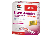 DOPPELHERZ paketėliai AKTIV IRON-FEMIN DIRECT, N20