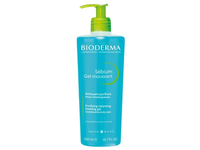 BIODERMA riebios ir mišrios odos prausiklis SEBIUM GEL MOUSSANT, 500ml