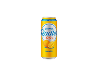 Nealkoholinis alus UTENOS RADLER Mango, 0%,skard., 500 ml
