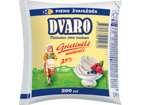 Grietinėlė, 35%, plėvelėje, 200 g