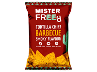 Tortilijų traškučiai MISTER FREE'D BBQ skonio, 135 g