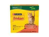 Sausas ėdalas katėms su jautiena, vištiena ir daržovėmis FRISKIES  Adult, 800g