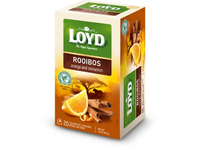 Rooibos arbatos gėrimas LOYD, apelsinų ir cinamono skonio, 20 x 2g