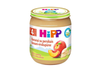 Ekologiška persikų ir bananų tyrelė HiPP (nuo 4 mėn.), 125 g