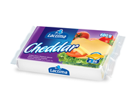 Lydytas čederio sūris LACTIMA, riekelėmis, 36 lapeliai, 600 g