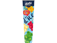 Ledai DADU Dice, tropinių vaisių skonio, su guminukais, 110 ml/ 110 g