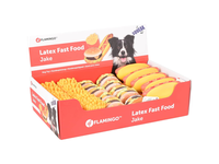 Lat. žaislas šunims FLAMINGO FAST FOOD, 1 vnt