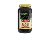 Juodosios alyvuogės be kauliukų EXTRA LINE, 880 g