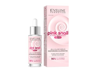 EVELINE PINK SNAIL PDRN JELLY-SLIME MOISTURIZING & ILLUMINATING veido serumas, 30 ml