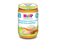Ekologiška veršiena su ryžiais ir daržovėmis HIPP, 220 g