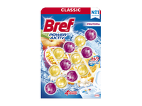 WC valiklis-gaiviklis "BREF POWER AKTIV Fruitopia" 3x50g